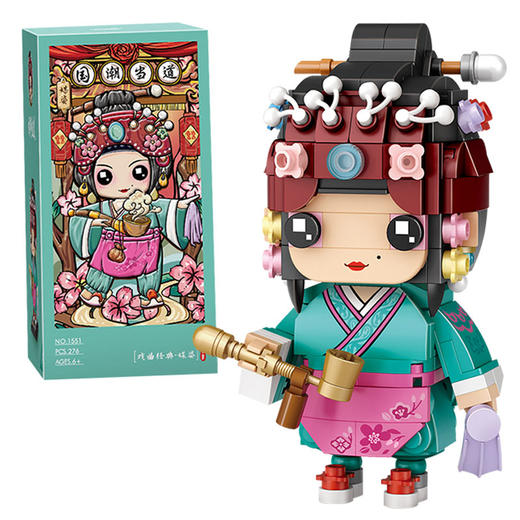 T loz积木   1551   国潮积木 霸王别姬  媒婆 商品图0