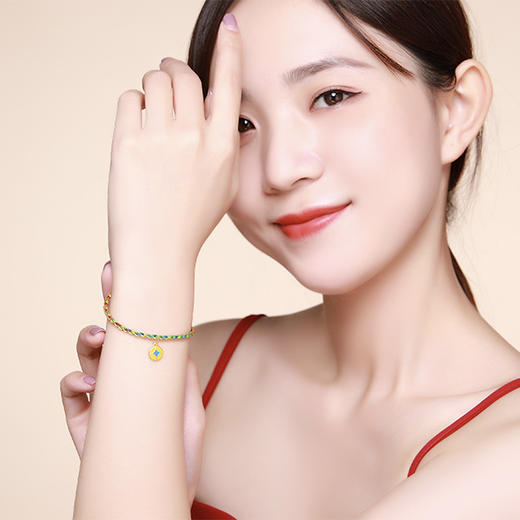 潮宏基小神仙系列金钱满足金挂坠（不含配饰） 商品图2