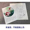 【有步骤、大彩图】李晓明工笔画白描底稿小品《二乔春色》牡丹初学者临摹花鸟线稿KD01 商品缩略图2