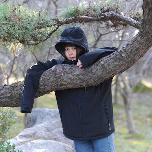 （自留款，尾单无补）Himalaya黑色专业户外防风防水冲锋棉服夹克男士保暖冬装 商品图2