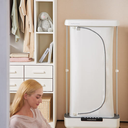 摩飞电器（Morphyrichards）干衣机挂烫机折叠式智能衣物护理机蒸汽消毒杀菌除螨机 MR2050 商品图5