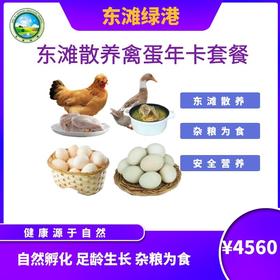【东滩绿港】散养禽蛋年卡套餐