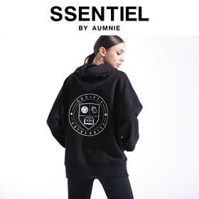 社会宽松连帽上衣 新款秋冬加厚基本款百搭外套卫衣