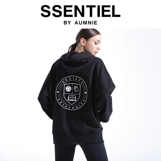 社会宽松连帽上衣 新款秋冬加厚基本款百搭外套卫衣 商品图0