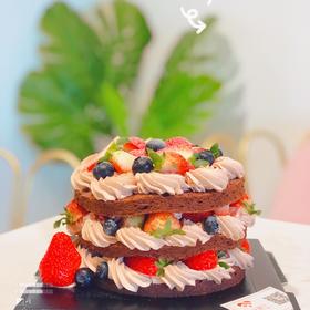 巧克力草莓蛋糕（提前2天预定）需自提