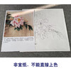 【有步骤、大彩图】李晓明工笔画白描底稿斗方小品《牡丹洛阳春》牡丹初学者临摹花鸟线稿KD14 商品缩略图2