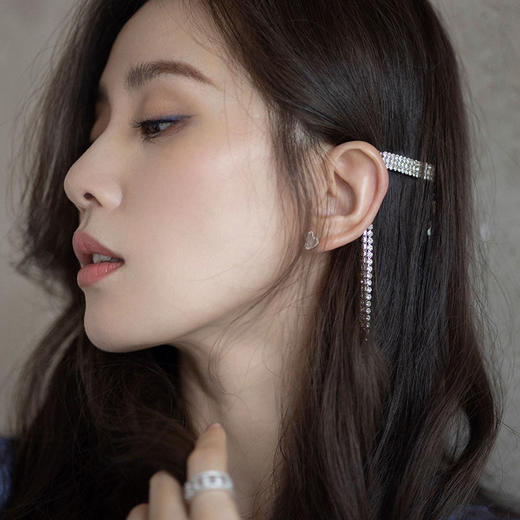 刘诗诗同款流苏发夹女侧边发卡气质刘海鸭嘴夹仙气感夹子头饰 商品图2