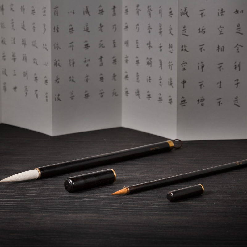 西泠印社小楷狼毫+中楷羊毫毛笔