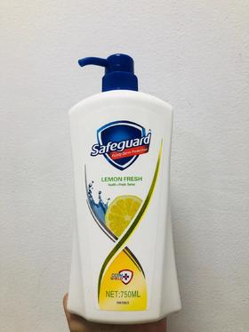 舒肤佳-柠檬清新沐浴露750ml(黄）  0608274107014