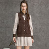 Famecoco范可儿学院风套装两件套冬装套装女F218EA006 商品缩略图0