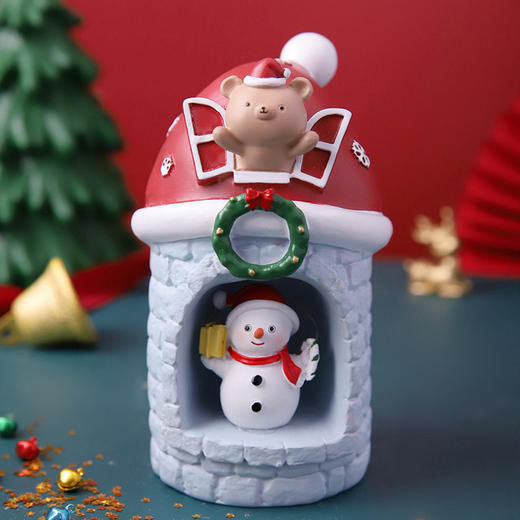 圣诞节圣诞老人星星灯小鹿氛围灯圣诞活动桌面摆件儿童平安夜礼物 商品图13