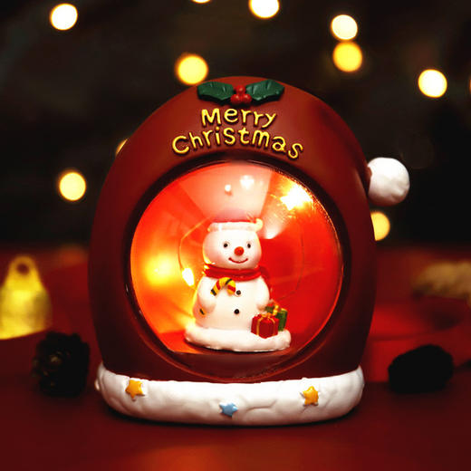 圣诞节圣诞老人星星灯小鹿氛围灯圣诞活动桌面摆件儿童平安夜礼物 商品图7