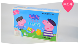 亿智小猪佩奇牛奶曲奇120g