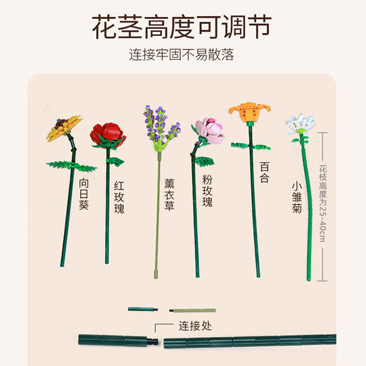 LOZ积木  1658  花卉盆栽 商品图2