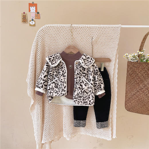 裁缝学苑TG111 女童外套裤子套装纸样皮毛一体儿童装打版裁剪图纸 商品图3