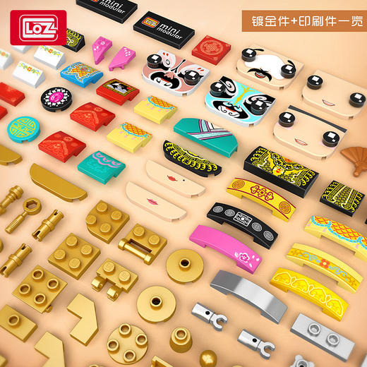 T loz积木 1549  国潮积木  霸王别姬篇    霸王 商品图5