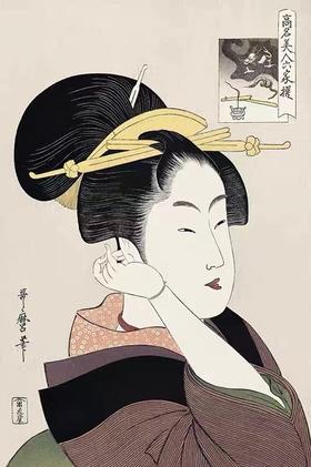 浮世绘-喜多川歌-美人之二