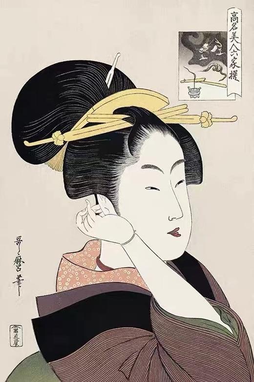 浮世绘-喜多川歌-美人之二 商品图0