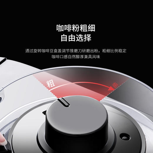 摩飞（Morphyrichards）MR1103咖啡机全自动磨豆家用咖啡机不锈钢保温咖啡壶 豆粉两用 商品图6