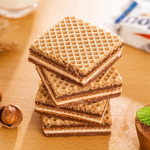 国内现货～德国 Knoppers零食牛奶榛子巧克力威化饼干25g*10包五层夹心 商品图2
