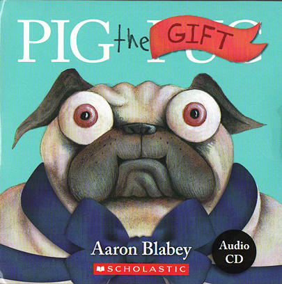 【4-8岁推荐】Pig The Pug/Fibber/Winner/Star 巴戈狗猪猪系列绘本 盒装4册+CD+玩偶 我是大坏蛋同作者Aaron Blabey 商品图1