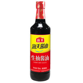 海天生抽酱油750ml