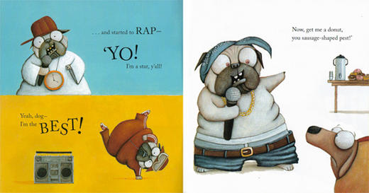 【4-8岁推荐】Pig The Pug/Fibber/Winner/Star 巴戈狗猪猪系列绘本 盒装4册+CD+玩偶 我是大坏蛋同作者Aaron Blabey 商品图6