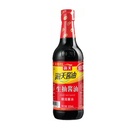 海天生抽酱油500ml 商品图0