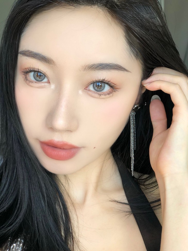 BABYCON年抛隐形眼镜 爱豆莎灰14.0mm 1副/2片-VVCON美瞳网19