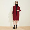 LH9R2斯尔丽2021瑟俪秋冬新款优雅淑女气质外套简约单排扣双面呢大衣 商品缩略图2