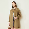 LH9J3斯尔丽2021瑟俪秋冬新款休闲直筒通勤外套针织袖口双面呢中长大衣 商品缩略图2