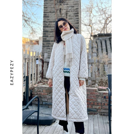 EAZYPEZY 长款绗缝棉服 商品图4