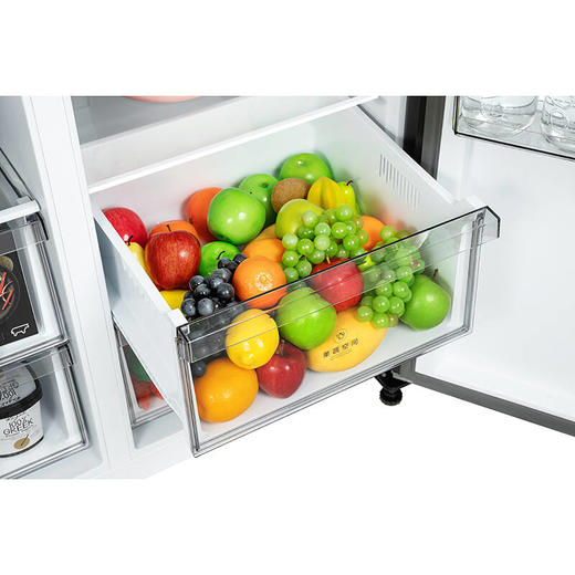 美的（Midea）家用冰箱 冷藏大冷冻室保鲜节能省电 多门电冰箱大容量多开门BCD-556WKPM(Q) 商品图7