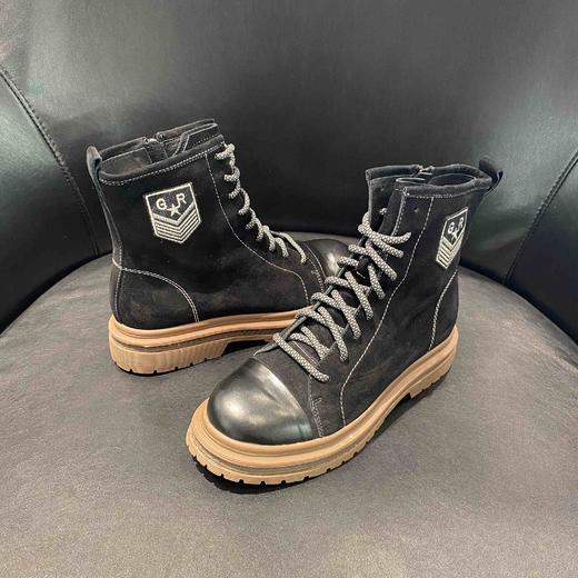 legs jeans AC307休闲撞色拼接马丁靴 商品图8