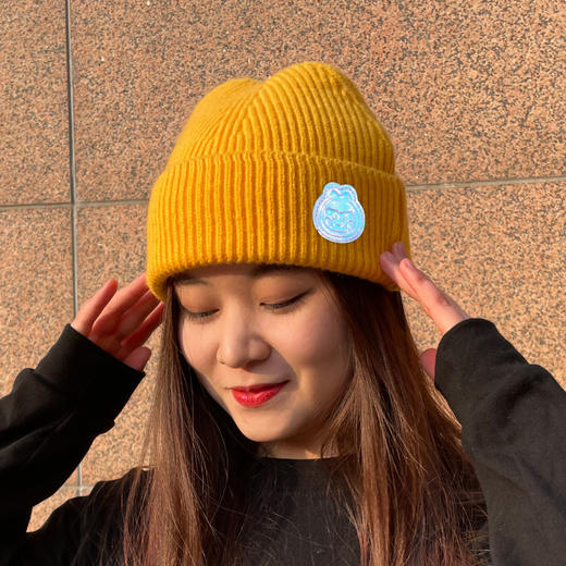 秋冬小团针织帽 商品图3