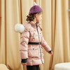 【女童连帽90白鹅绒羽绒服】21年冬新品女童连帽加厚保暖羽绒服 商品缩略图2