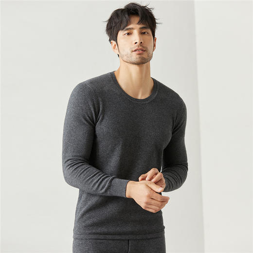 【轻奢级】男士保暖羊绒套装20788（现货72小时发货） 商品图4