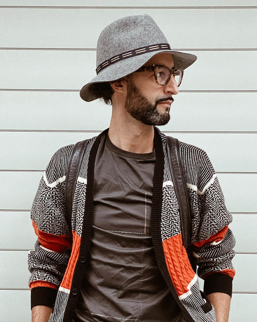 ferodai灰色羊毛爵士帽