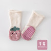 【3双装】21年秋冬新款毛圈加厚防滑新生儿宝宝学步袜卡通中筒水果儿童袜子 商品缩略图9