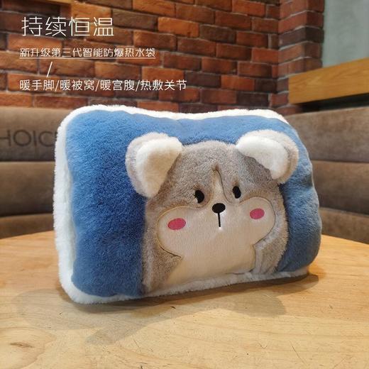 OLYCAT1953暖手宝充电防爆暖宝宝冬季注水毛绒暖水袋可拆洗 商品图5
