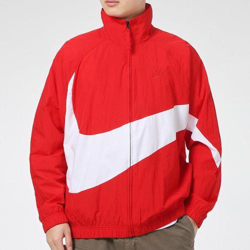 Nike/耐克 2021春季 男装 SWOOSH 运动服 立领 大钩子 上衣 休闲 潮流 夹克 外套 AR3133-658 商品图2