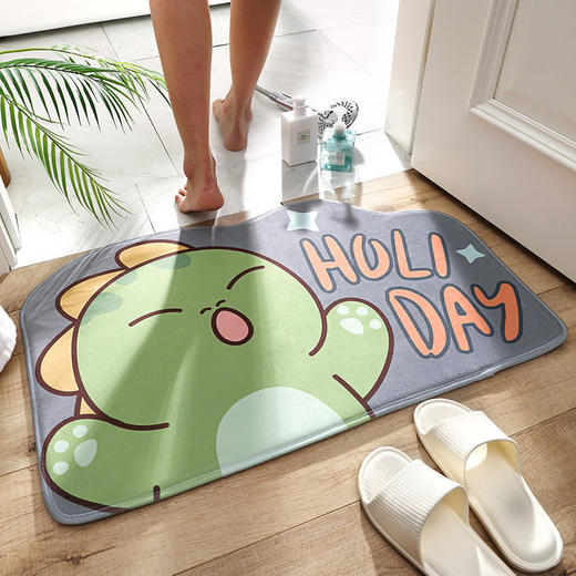地毯门垫脚垫入户门垫防滑垫地垫门口卧室卡通浴室卫生间吸水垫 商品图6