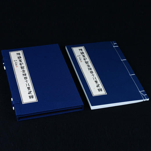 陈维篆刻  原拓版《陈维篆刻新金陵四十八景印谱》 金石印坊钤拓 仅7部 商品图1