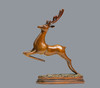 宇达青铜全铜摆件《鹿》创意礼品 家居饰品摆件 高27cm 商品缩略图0