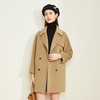 LH9L8斯尔丽2021瑟俪秋冬新款复古经典优雅外套绵羊毛双面呢女式大衣 商品缩略图0