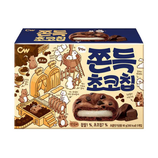 청우 쫀득초코칩90g 商品图0