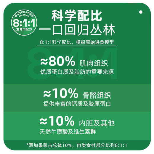 帕特 犬用生骨肉主食零食冻干 三文鱼/鹌鹑/兔肉/鹿肉/（区域控价刮码发货 保真 介意勿拍） 商品图2