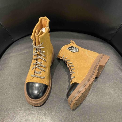 legs jeans AC307休闲撞色拼接马丁靴 商品图4