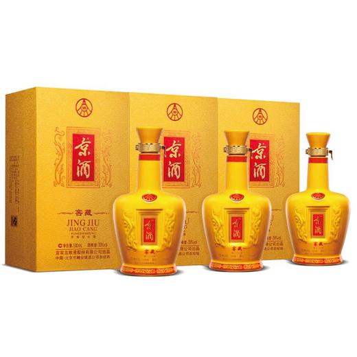 【推荐】【13年日期】京酒 窖藏 39度 500ml X3 3瓶装 商品图0