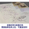【有步骤、大彩图】李晓明工笔花鸟画白描底稿斗方《美意连年》梅花兰花临摹勾线花鸟线稿KG14 商品缩略图3